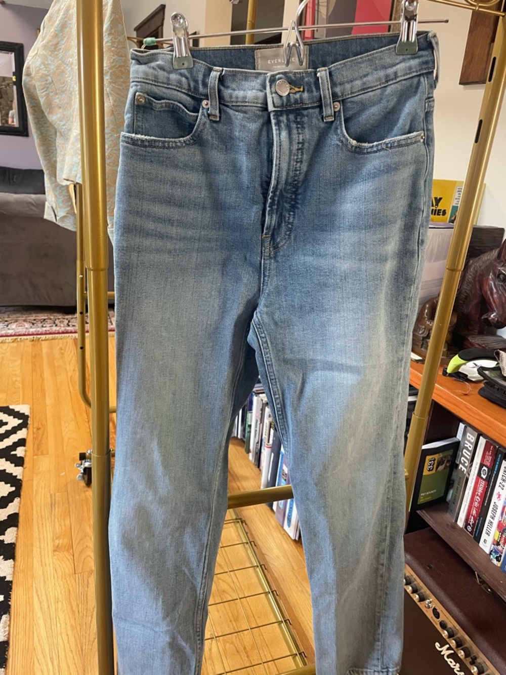 Everlane Light Blue Straight Jeans - Classic Five-Pocket